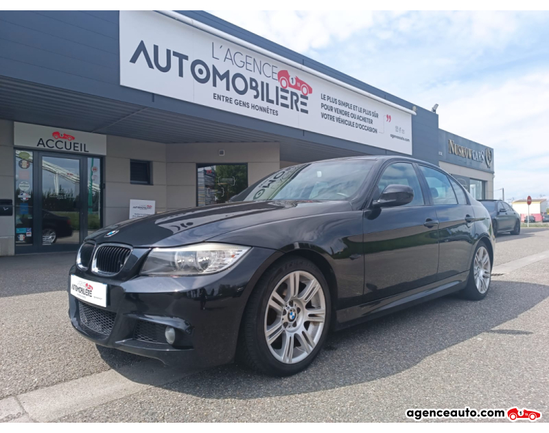 Compra de Carros Usados, Carros Usados Baratos | Auto Immo Bmw Série 3 E90 320d 2.0 d 177 CV PACK M ORIGINE FRANCE Noir Ano 2009 Automatique Diesel